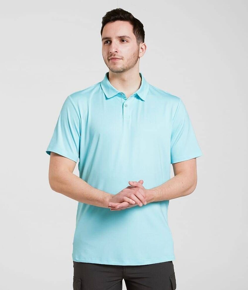 Maven Essential Course Performance Stretch Polo Aqua XL Golf Athleisure Summer